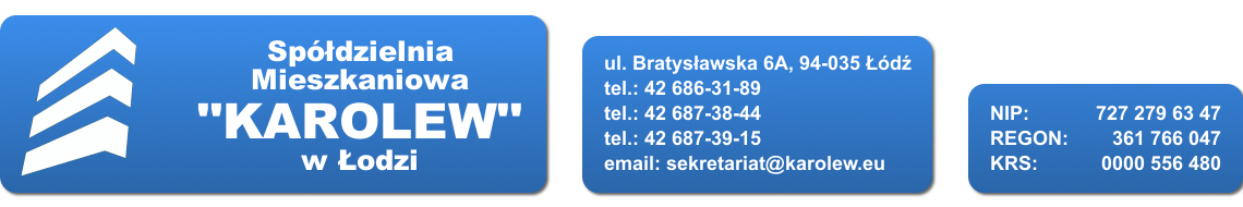 Winieta z logo i danymi